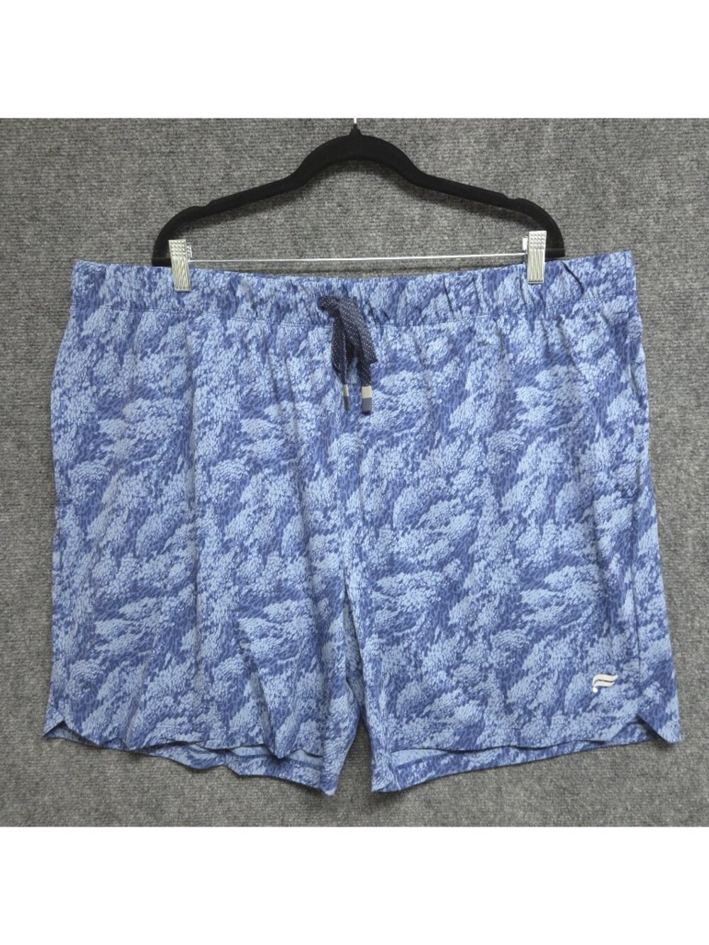 Fabletics Shorts Mens 3XL Blue The One Short 7" Active Stretch Lined Athletic